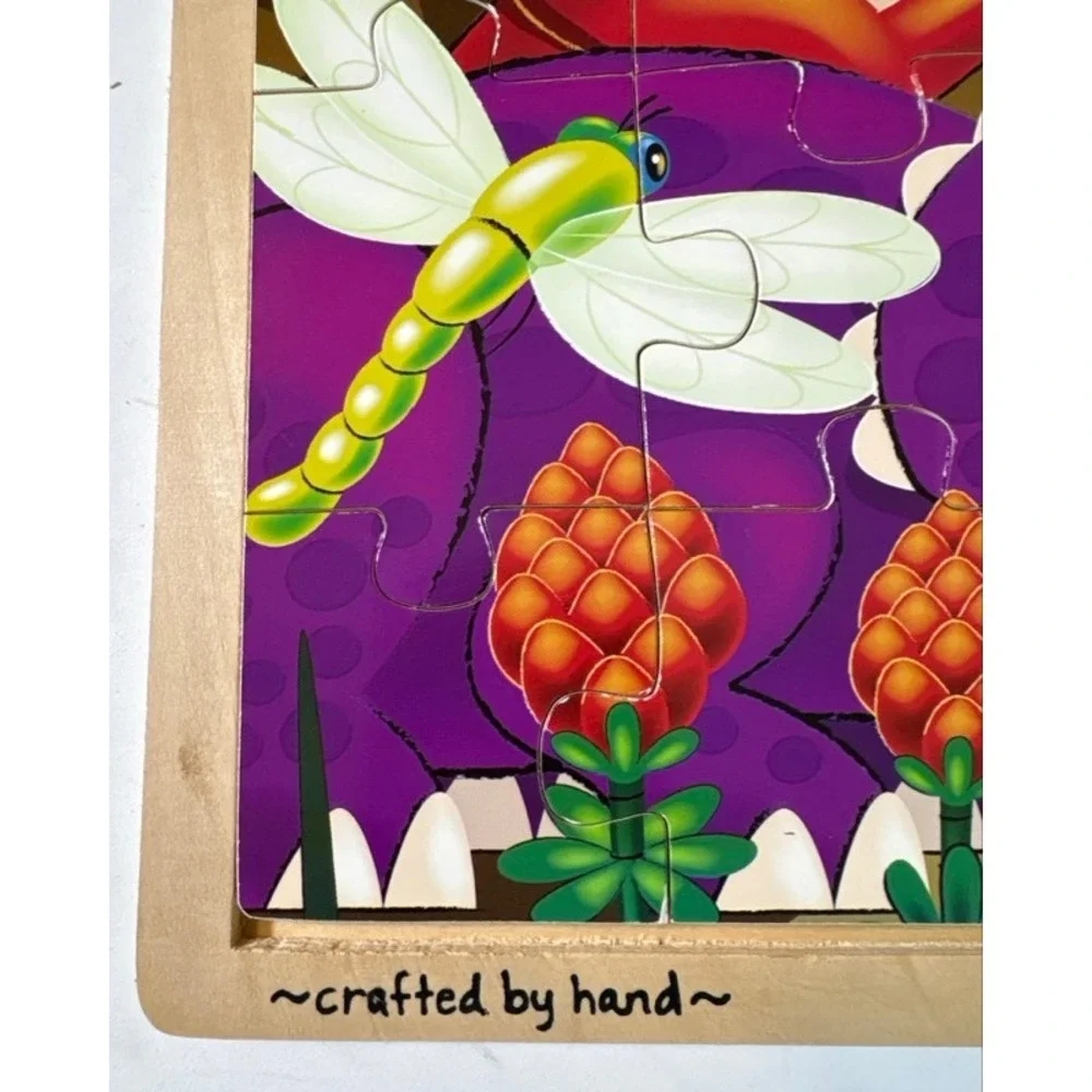 Melissa & Doug Fresh Start Prehistoric Sunset 24 Piece Wooden Jigsaw Puzzle 2936